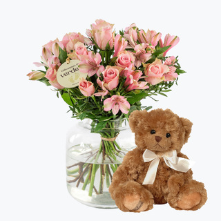 Yndig, barsel med bamse